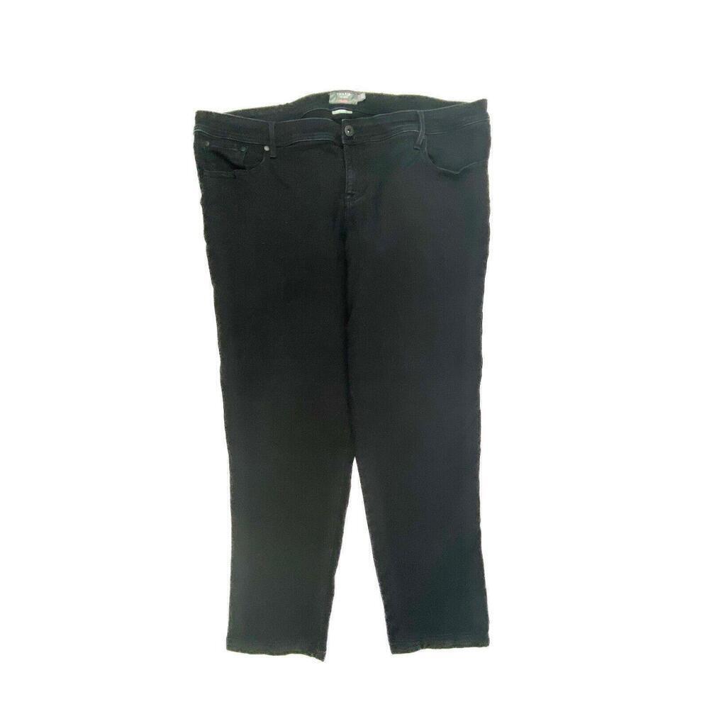 Torrid Luxe‎ Skinny Women's size 22P Black Denim jeans